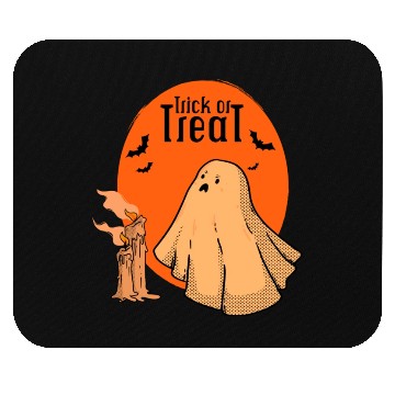 Discover Trick or Treat halloween Ghost Mouse Pads