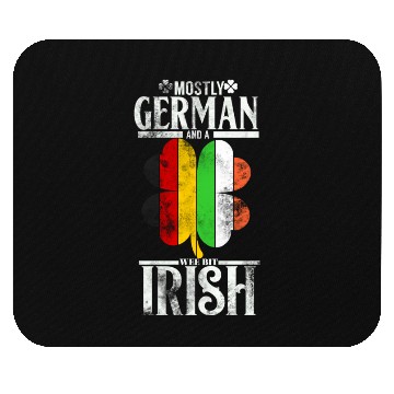 Discover Funny German A Wee Bit Irish Pub Germany Gifts Mouse Pads
