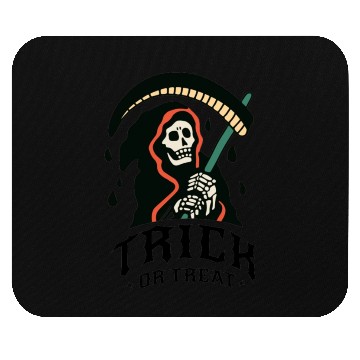 Discover Trick or Treat Grim Reaper Mouse Pads