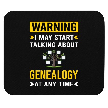 Discover Warning Genealogy Genealogist Mouse Pads