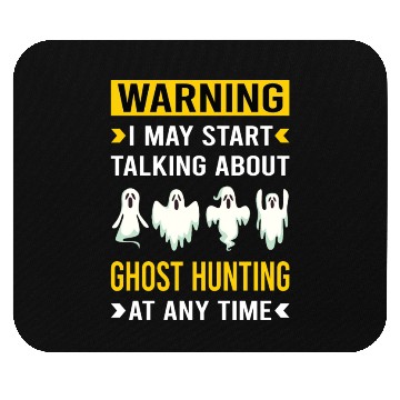 Discover Warning Ghost Hunting Hunter Paranormal Mouse Pads