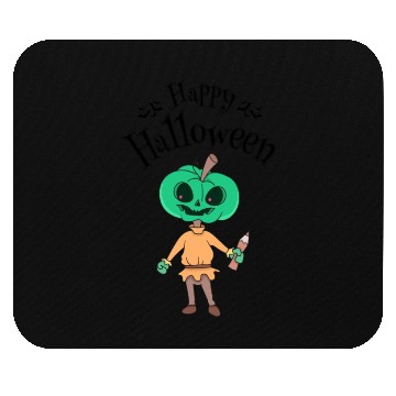 Discover Halloween pumpkin teacher Mouse Pads