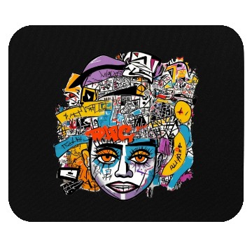 Discover Graffiti Vizualise Mouse Pads
