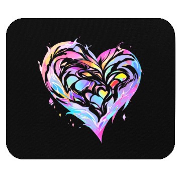 Discover Abstract Heart Mouse Pads