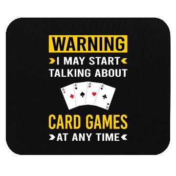 Discover Warning Card Game Games Cards Mouse Pads
