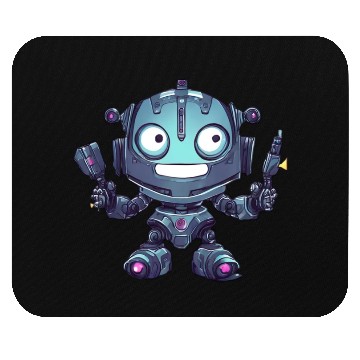 Discover The beautiful space robot Mouse Pads