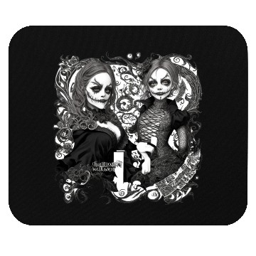 Discover Young witch and pumpkin Halloween 2 Mouse Pads