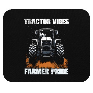 Discover Tractor Vibes Farmer Pride Agriculture Gift Mouse Pads