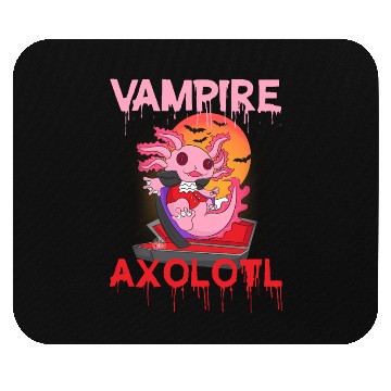 Discover Vampire Axolotl Mouse Pads