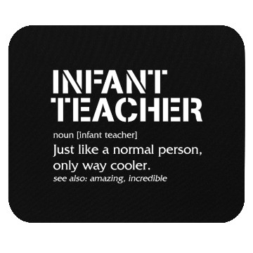 Discover Teacher Mouse Pads, Infant Teacher Noun Definition Mouse Pads