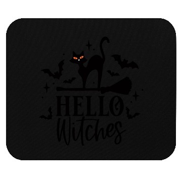 Discover Hello Witches Halloween Mouse Pads