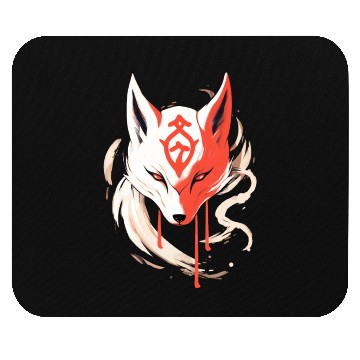 Discover Kitsune Maske Japan Anime Kumiho Fox Samurai Mouse Pads