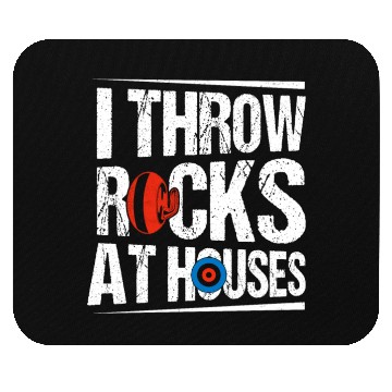 Discover I Throw Rocks At Houses Ice Sport Curling Curler Mouse Pads