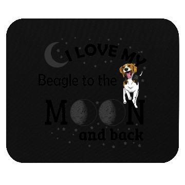 Discover I love my Beagle Mouse Pads