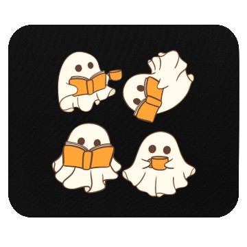 Discover Halloween teacher ghost reading Mouse Pads