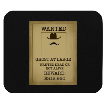 Discover WANTED ghost poster Mouse Pads
