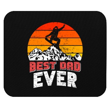 Discover Snowboarder Best Dad Ever Snowboarding Freestyle Mouse Pads