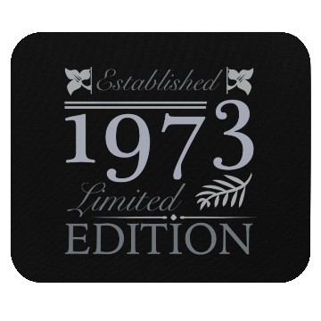 Discover Established 1973 50th Birthday Mouse Pads