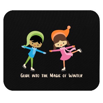 Discover Glide Into The Magic Of Winter Mouse Pads