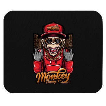 Discover MONKEY FUNKY RETRO Mouse Pads DESIGN