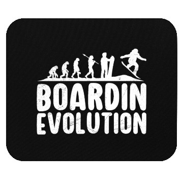Discover Snowboarder Boardin Evolution Snowboarding Mouse Pads