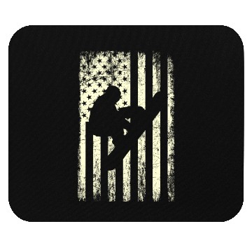 Discover America Snowboard Freestyle Snowboarding USA Mouse Pads