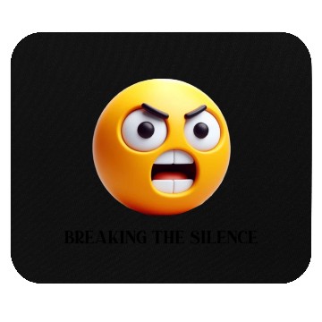 Discover Angry Shouting Face Mouse Pads