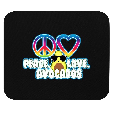 Discover PEACE LOVE AVOCADO Mouse Pads
