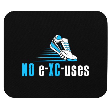 Discover Distance Runner XC Cross Country Running Mouse Pads