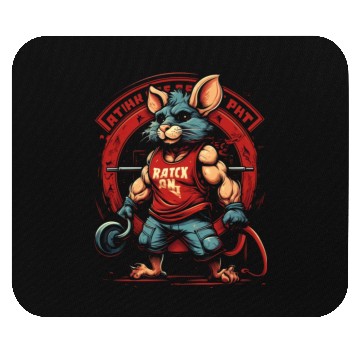 Discover Cool Gym Rat Mouse Pads