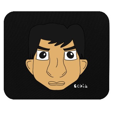 Discover Sahib character face Mouse Pads