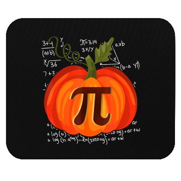 Discover Pumpkin Pie Math Mouse Pads Funny Halloween
