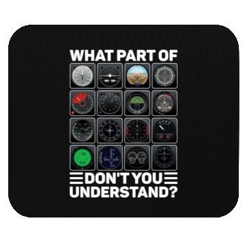 Discover Airline Aircraft Airplane Instruments Indicators Mouse Pads