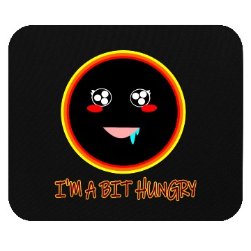 Discover Hungry Black Hole Cute Kawaii Doodle Illustration Mouse Pads