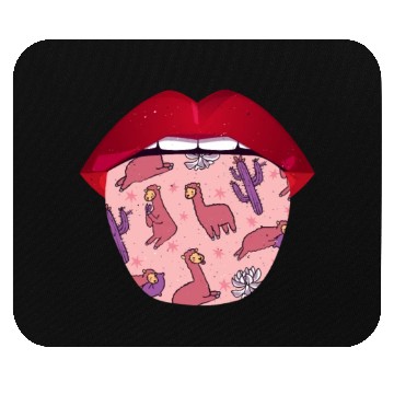 Discover Alpaca Alpaka Lips Mouse Pads