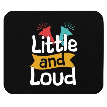 Discover Little And Loud Cheerleading Cheerleader Mouse Pads