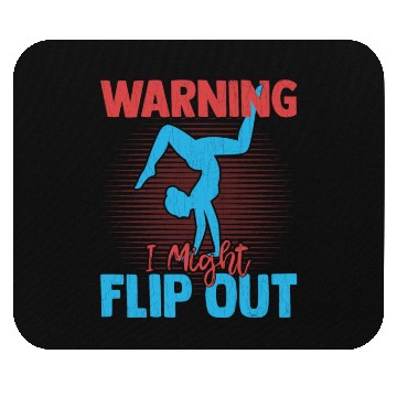 Discover Warning I Might Flip Out Cheerleading Cheerleader Mouse Pads