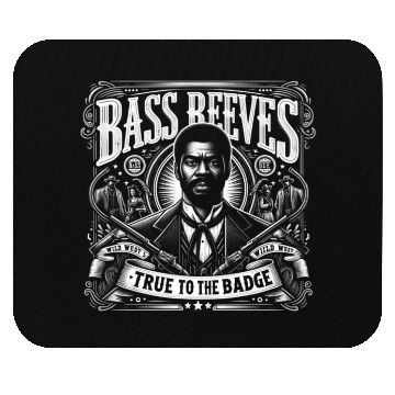 Discover Bass Reeves Deputy US Marshal Mouse Pads