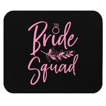 Discover Bride squad wedding party wedding gift bride Mouse Pads
