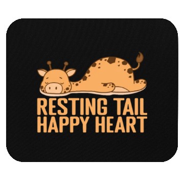 Discover Resting Tail, Happy Heart Pajamas Pyjamas Mouse Pads