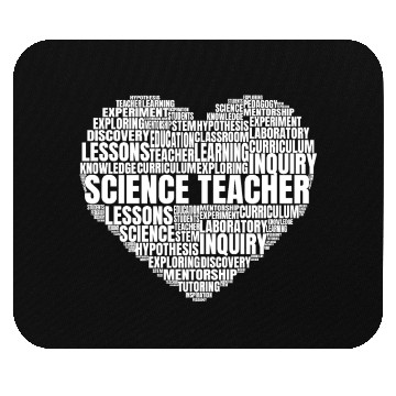 Discover Science Teacher Word Cloud Back To School Teacher Mouse Pads