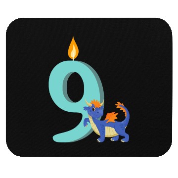 Discover 9 Years - Dragon Number 9 Mouse Pads