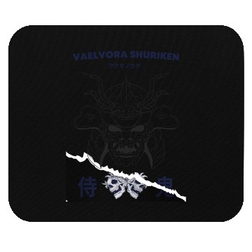 Discover Demon Oni Samurai Vaelvora Mouse Pads