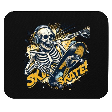 Discover Bone skate cool Halloween design Mouse Pads