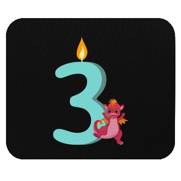 Discover 3rd Birthday Party - 3 Years Mouse Pads