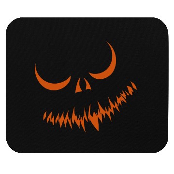 Discover Creepy Jack o Lantern Carved Halloween Pumpkin Mouse Pads