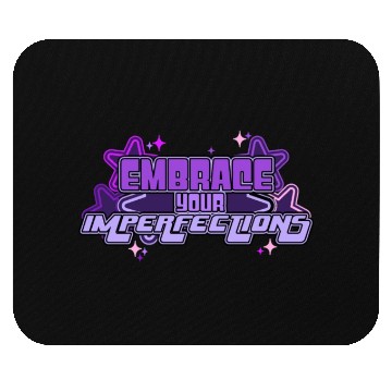 Discover Embrace Your Imperfections Positivity Quote Y2K Ae Mouse Pads
