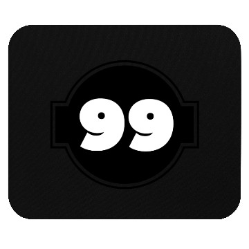 Discover Number 99 Years Black and White Mouse Pads