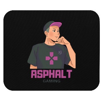 Discover Black and Purple Gaming Avatar Logo Mouse Pads