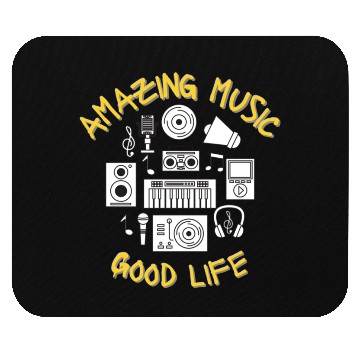 Discover Amazing Music Good life Mouse Pads